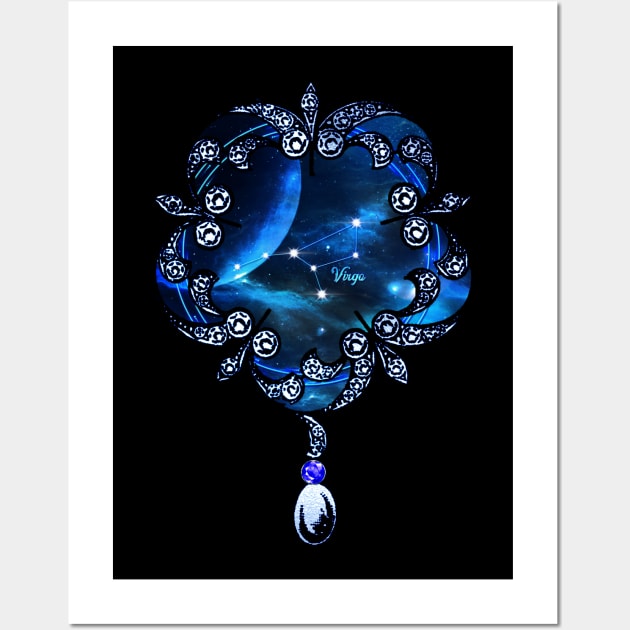 Zodiac constellation virgo Wall Art by Nicky2342